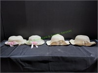 (4) Girl's Sun Hats