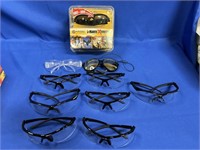 LOT OF SAFETY GLASSES