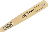 Bo Jackson Autographed Blonde Baseball Bat Royals