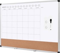 (N) Amazon Basics Dry Erase and Cork Calendar Plan