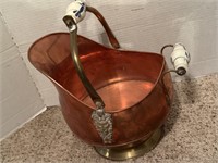 Copper colored pot