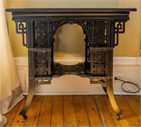 Ebonized Occasional Table, Late 19th Century