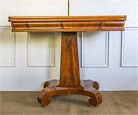 Flamed Mahogany Empire Games' Table