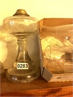 Small kerosene lantern & accessories