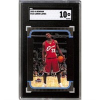 2003-04 Bowman Lebron James Rookie Sgc 10