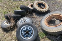 Misc. Tire Lot – 3 Oldsmobile, 4 – 7.5 – 20