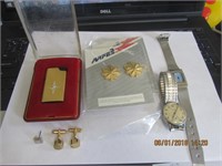 Ronson Lighter, A.F. Military Pins,Datun Lorix