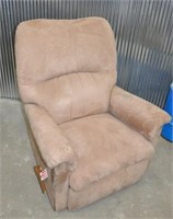 La-Z-Boy tan upholstered recliner