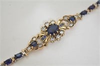 11 ct Sapphire Bracelet