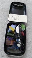 WAHL CLIPPERS WITH ATTACHMENTS AND CARRYING CASE