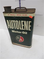 BA Autolene oil tin