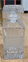 Bohemian Lead Crystal decanter/stopper