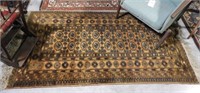 Persian style wool Pile scatter rug 6ft 7” x