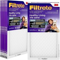 Pk of 6 3M Filtrete Air Filters - NEW