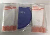 New Lot of 3 Swimming Caps