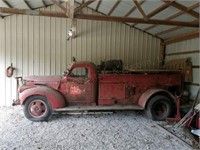 1943 Chevrolet Fire Truck VIN 211S082259 Has an