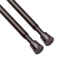 TYRON 2Pcs Bronze Tension Rod 18 to 7/8 Inch, Adju