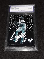 Garrett Wilson 2022 Optic GEM MT 10 Rookie Light I