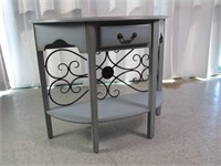 Blue Rustic Entry Table