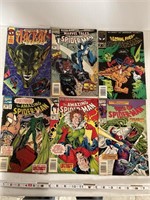 Lot of 6 Spiderman Comic Books
