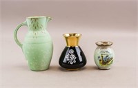 Vintage European Waterpot & Vase Set 3pc