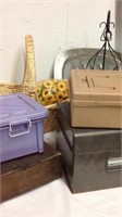 Storage boxes basket and more