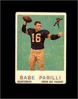 1959 Topps #107 Babe Parilli VG to VG-EX+