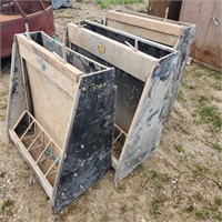 3- Plastic Hog Feeders