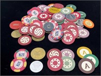 Paulson Sample Non-Casino Branded Poker Chips,