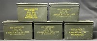 Vintage 5.56MM, Ammunition Cans / Boxes (5)