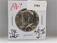 1967 40% Silv JFK Half $1 Dollar