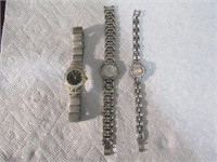 Silver Watches Calvin Hill, Fred Belay, Quartz