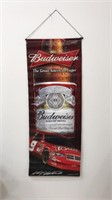 22” x 60” Budweiser & NASCAR  banner-