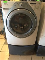 Whirlpool Duet Front Load Washer w/ Pedestal Base
