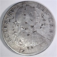 1789 MEXICO 8 REALES damage