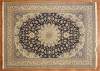 Very fine Nain rug, approx. 8.7 x 11.8