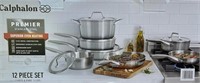 Calphalon Premier 12-Piece SS Cookware Set