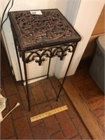 Cast Iron Top Table (10"x10" x 27"T)