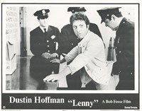 Lenny 1974 original vintage lobby card