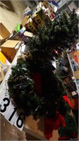 3 Wreaths & Christmas Tree