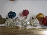 MERCURY GLASS & MORE ORNAMENTS