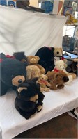Group of 12 Stuffed Bear Animals