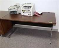 Table with 2 Fax Machines