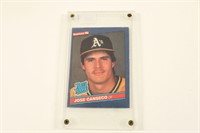 1986 Donruss Jose Canseco no.39 Rookie Card