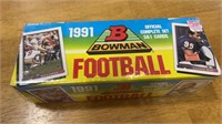 —- sealed 1991 Bowman Football cards