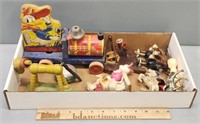 Donald Duck Train & Toys Lot Collection