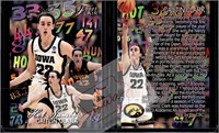 Caitlin Clark Flair Hot Numbers rookie card