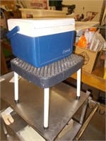 Cosco Step Stool & Coleman Poly Cooler w/