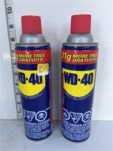 2 cans of WD-40