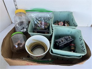 Box lot of fuses, misc